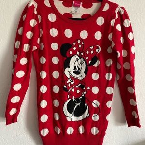 Disney Minnie Mouse Polka Dot Sweater